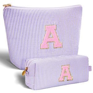 Makeup Bag Set Initials Cosmetic Bag,birthday Graduation Gifts For 10 11 12 13💓